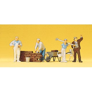PREISER 10251 Maurer, Zubehör Massstab: H0