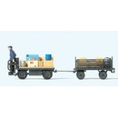 PREISER 10256 Elektrokarre mit Fahrer, Epoche III, DB...