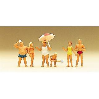 PREISER 10283 Familie Krause am Strand Massstab: H0