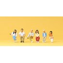 PREISER 10297 Sitzende Jugendliche Massstab: H0