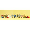 PREISER 10317 Sitzende Reisende, winterlich Massstab: H0