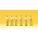 PREISER 10340 Polizisten in Sommeruniform, gehend...