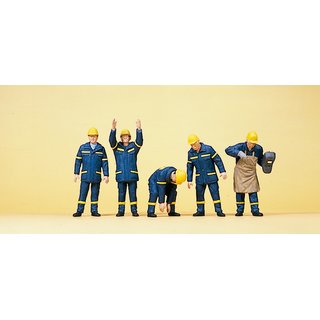 PREISER 10433 THW-Helfer, Schweisser. Einsatzkleidung Massstab: H0