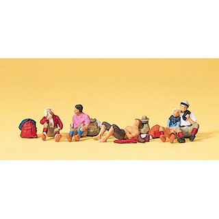 PREISER 10442 Rastende Wanderer Massstab: H0