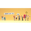 PREISER 10456 Demonstranten Massstab: H0