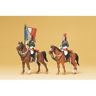 PREISER 10460 Garde Republicaine zu Pferd Massstab: H0