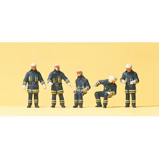PREISER 10487 Feuerwehrmaenner in moderner Massstab: H0