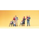 PREISER 10494 Eltern mit Kindern. Kinderwagen Massstab: H0