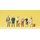PREISER 10504 Stehende Reisende Massstab: H0