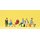 PREISER 10506 Sitzende Reisende Massstab: H0