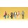 PREISER 10516 Gehende Reisende Massstab: H0