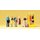 PREISER 10523 Wartende an Telefonzelle Massstab: H0