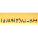 PREISER 10524 Sitzende Reisende. 14 Figuren Massstab: H0