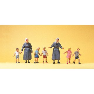 PREISER 10533 Diakonissen mit Kindern Massstab: H0