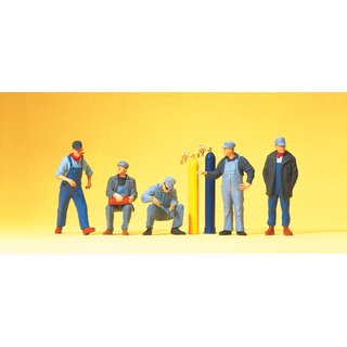 PREISER 10535 US-Bahnpersonal Massstab: H0