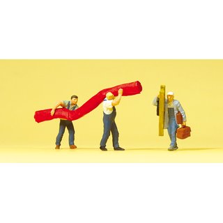 PREISER 10568 Handwerker, Teppich Massstab: H0