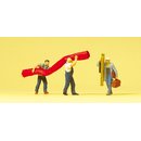 PREISER 10568 Handwerker, Teppich Massstab: H0