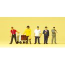 PREISER 10571 Chinesisches Banhpersonal, Reisende...