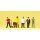 PREISER 10571 Chinesisches Banhpersonal, Reisende Massstab: H0