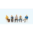 PREISER 10579 Sitzende Maenner, wartend Massstab: H0
