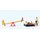 PREISER 10587 Spielende Kinder. Wippe, Sand Massstab: H0