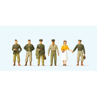 PREISER 10594 US-Soldaten. Fuenfziger Jahre Massstab: H0