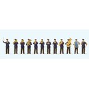 PREISER 10600 Musikkapelle DB. 12 Miniaturfiguren...