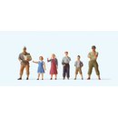 PREISER 10613 US-Soldaten mit Kindern Massstab: H0