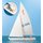 PREISER 10677 Segler (2). Segelboot Korsar Massstab: H0