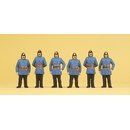 PREISER 12102 Feuerwehrmaenner. Um 1900 Massstab: H0