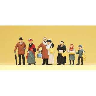 PREISER 12195 Weihnachtsmarkt. Um 1900 Massstab: H0