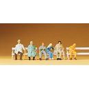 PREISER 14004 Sitzende Reisende, Baenke Massstab: H0