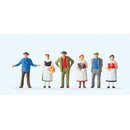 PREISER 14048 Laendliche Marktbesucher Massstab: H0