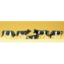 PREISER 14155 Kuehe, 5 Stueck Massstab: H0