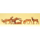 PREISER 14179 Hirsche. 5 Stueck Massstab: H0