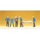PREISER 14202 Feuerwehrmaenner Massstab: H0