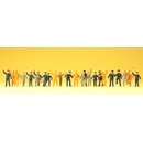 PREISER 14406 Bahnpersonal 26 Figuren Massstab: H0