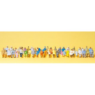 PREISER 14416 Sitzende Personen Massstab: H0