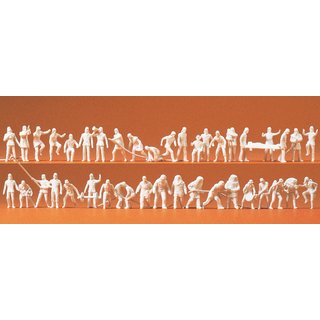 PREISER 16329 Feuerwehrmaenner Massstab: H0