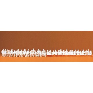 PREISER 16349 Sitzende Fahrgaeste fuer Bus und Bahn Massstab: H0