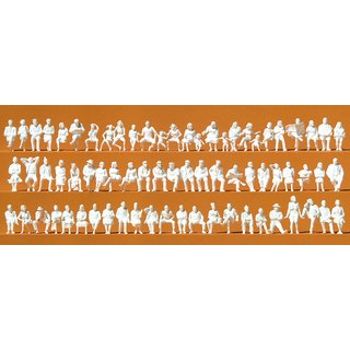 PREISER 16358 Sitzende Personen. 72 unbemal Massstab: H0