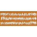 PREISER 16358 Sitzende Personen. 72 unbemal Massstab: H0