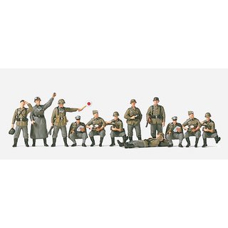 PREISER 16501 Rastende Infanterie. Feldgendarmen Massstab: H0