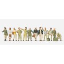 PREISER 16521 Piloten. Bodenpersonal. U.S. Army Massstab: H0