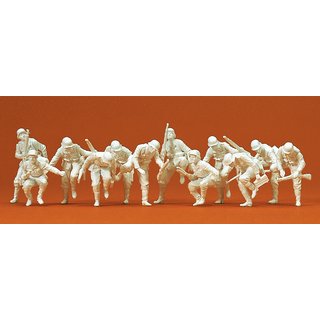 PREISER 16528 Absitzende Panzergrenadire Massstab: H0
