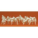 PREISER 16528 Absitzende Panzergrenadire Massstab: H0