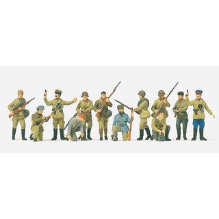 PREISER 16530 Infanteristen und Partisanen. UdSSR Massstab: H0