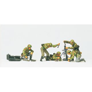 PREISER 16541 8 cm Granatwerfer 34 im Gefecht Massstab: H0