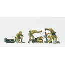 PREISER 16541 8 cm Granatwerfer 34 im Gefecht Massstab: H0
