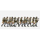 PREISER 16557 Vorgehende Grenadiere mit MG Massstab: H0